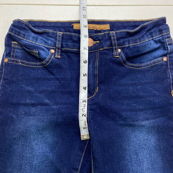 Joe's Jeans Juniors Size 16 Raw Hem Skinny Jeans Dark Wash‎ Classic Casual - Picture 8 of 11